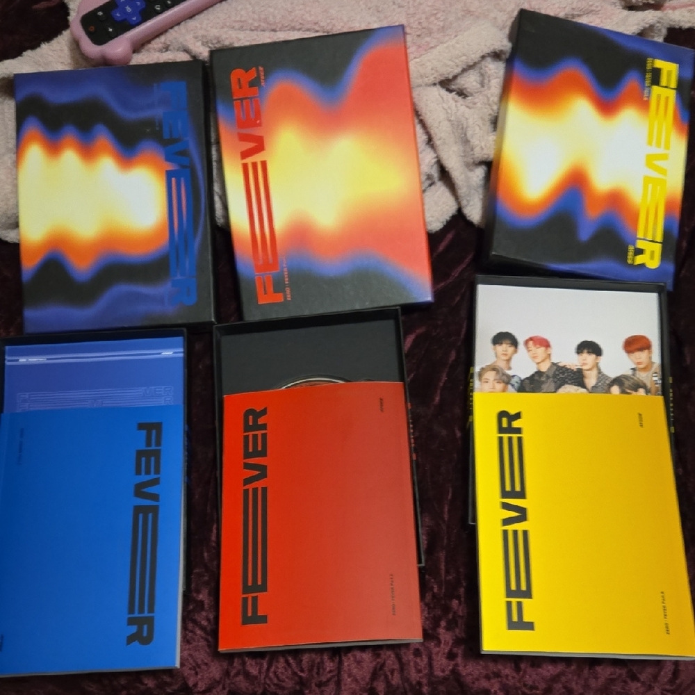 FEVER Album Set with Colorful Covers